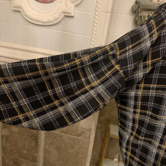 Blu Pepper. Size L. Pullover.  Balloon Sleeve. Blouson. Tie. B84. - Picture 4 of 6